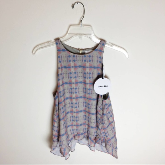 NWT LINE & DOT Sleeveless Flowy Top - Picture 3 of 6
